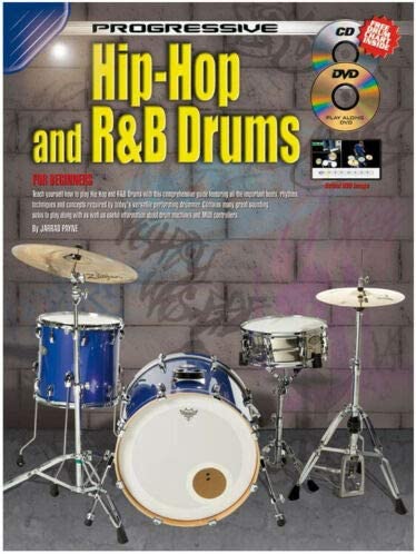 Hip-Hop et R&B Drums Drumkit Tutor Music Book & CD & DVD - Drum land